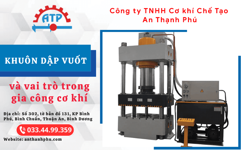Cấu tạo của khuôn dập vuốt