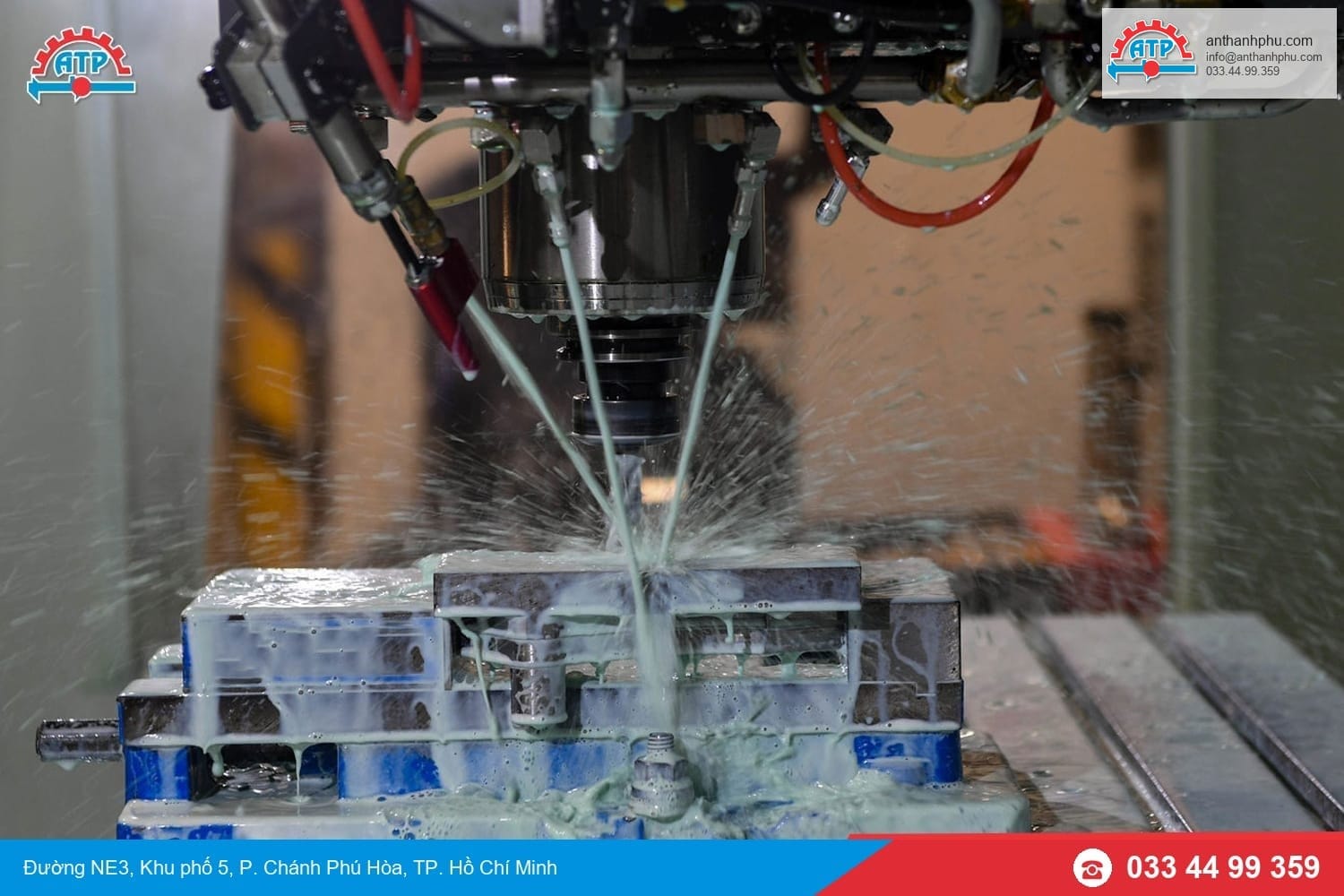 Hệ thống máy phay CNC gia công khuôn dập tại An Thạnh Phú