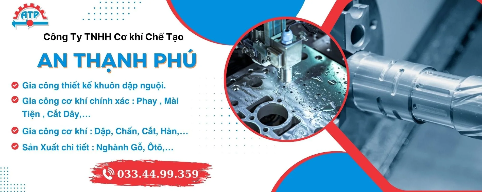 Máy dập khuôn CNC chính xác tại xưởng An Thạnh Phú